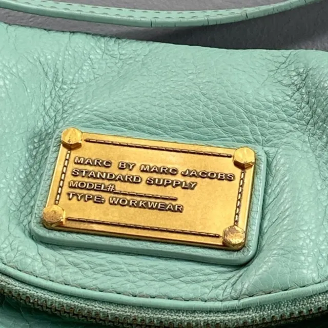 Marc By Marc Jacobs Classic Q Karlie Leather Handbag Crossbody Bag Mint Green 3