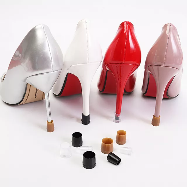 1pair Silencer Heel Protector High heels Cover Non-slip Wearable Heel Cover M BH