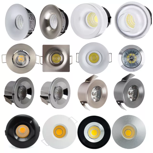 LED Spot Strahler Mini Einbauleuchte Klein Einbaustrahler Einbauspot Deco Spot