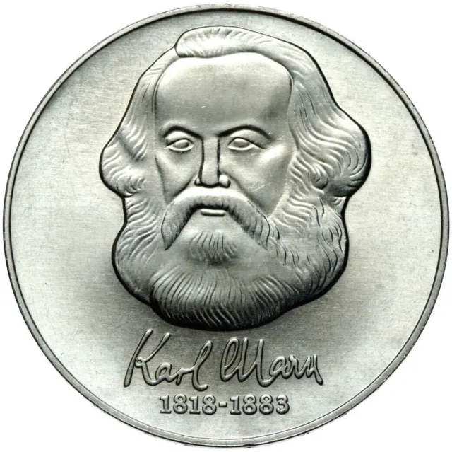 Commemorative coin East Germany GDR - 20 Mark 1983 A - Karl Marx 1818-1883 - UNC