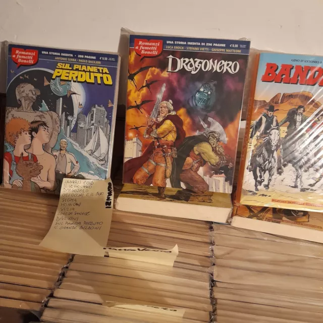 ROMANZI A FUMETTI BONELLI 11 numeri CON DRAGONERO, SERGIO BONELLI EDITORE 2