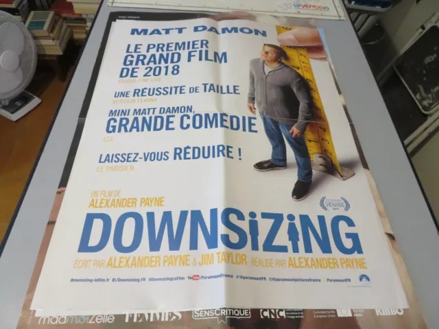 DOWNSIZING Matt Damon 2018 - Locandina film cm 40x54 Poster Cinema  FRA