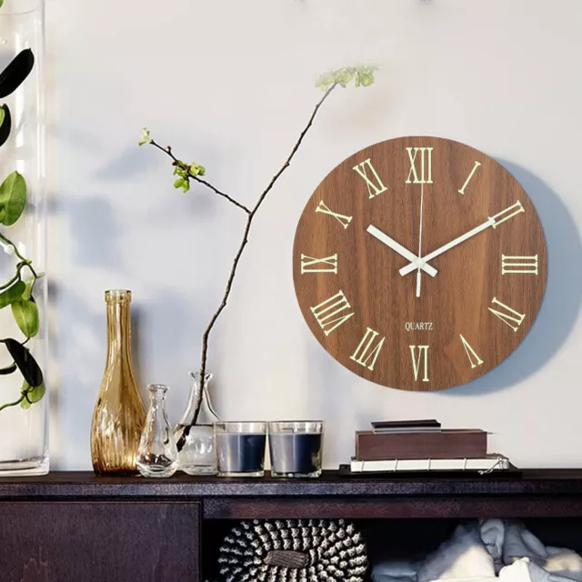 Wall Clock 12 Inch Silent Non Ticking Clock for Living Room Bedroom Kitchen Home 3