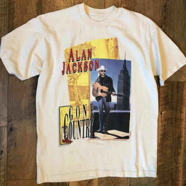 Vintage 90s Alan Jackson Country Music Band T-Shirt Size S-3XL