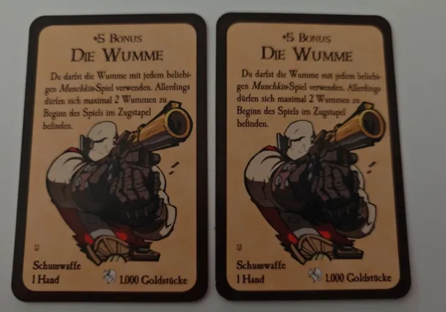 Munchkin Promokarte 2 X Die Wumme BOOSTER