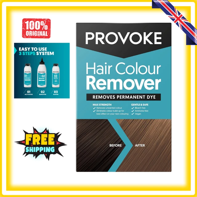 PROVOKE HAIR COLOUR Remover, Max Strength Removes Permanent Hair Dye £7.43 PicClick UK
