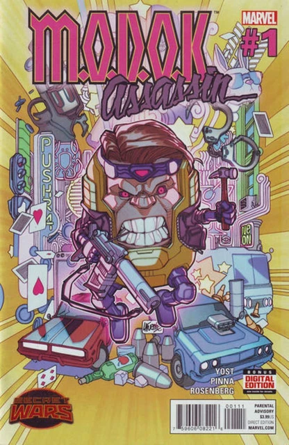 M.O.D.O.K. / MODOK ASSASSIN 1-5 [Lot complet avec variantes ; Marvel ...