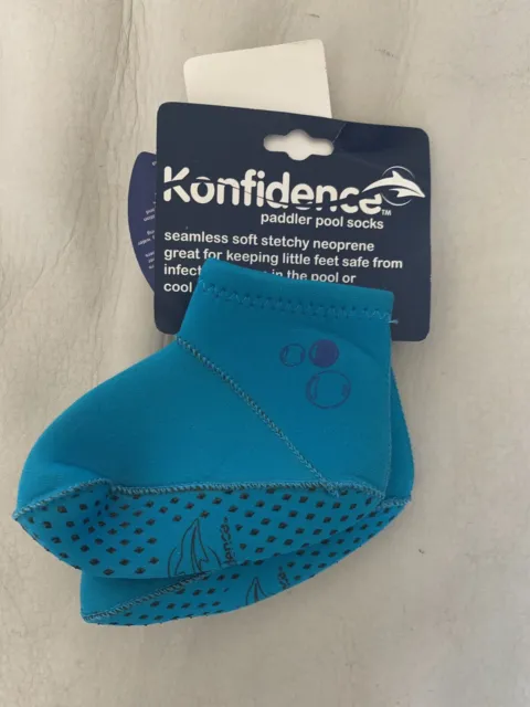 Konfidence Paddler Pool Socks Blue 12-24months