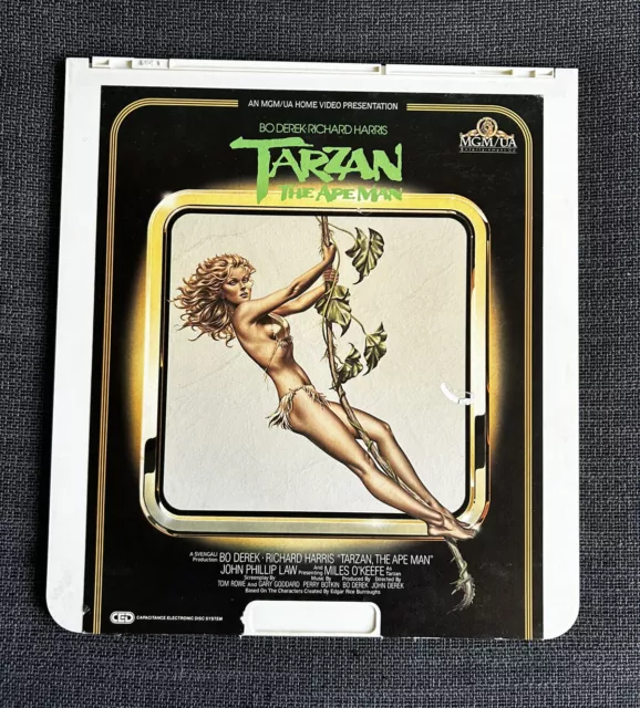 Tarzan The Ape Man RCA CED VideoDisc SelectaVision 1981 Bo Derek Vintage