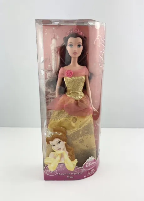 NEW Disney Sparkling Princess Belle Doll Mattel 2011 NIB - Very Rare