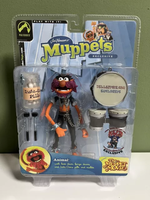 Palisades Muppets Animal Killer Toys Exclusive.  Silver and black shirt