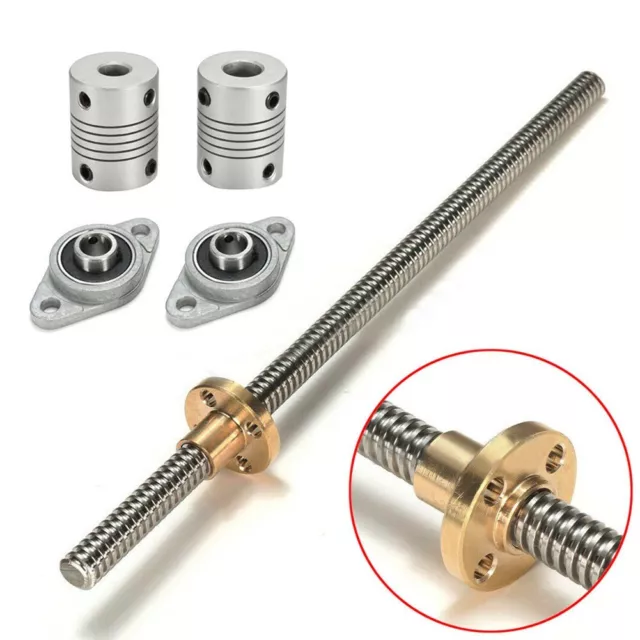 8mm Threaded Rod Trapezoidal Lead Screw T8 Nut For 3D Printer Stepper Motor