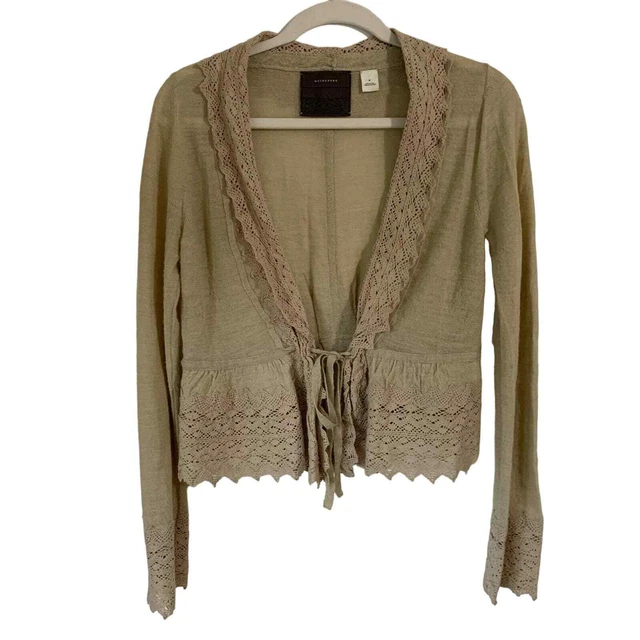 Anthropologie Guinevere Crochet Cardigan - Alice Cullen Style