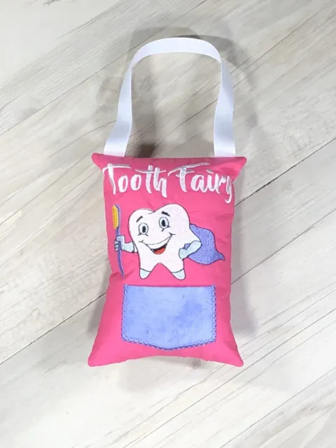 Tooth Fairy Pillow Lost Tooth Pocket Cushion Birthday Christmas Gift