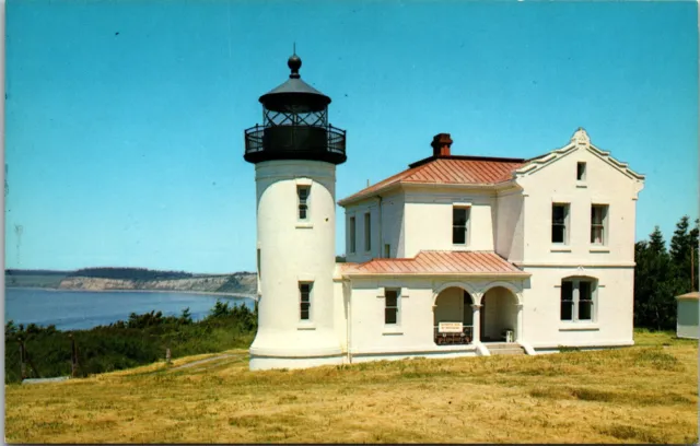 Coupeville Washington WA Whidby Island Lighthouse Fort Casey State Park Postcard