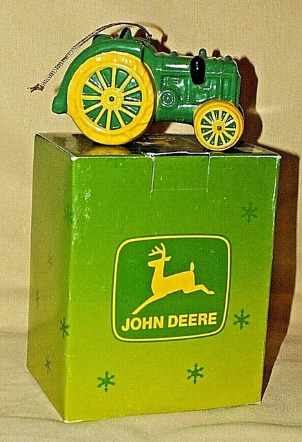 John Deere Tractor Ornament Steel Wheel Enesco #759805 2000 General Purpose New.