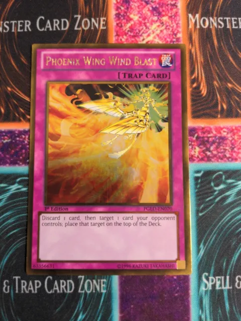 Yu-Gi-Oh! Phoenix Wing Wind Blast PGLD-EN070 1st Edition Gold Rare NM