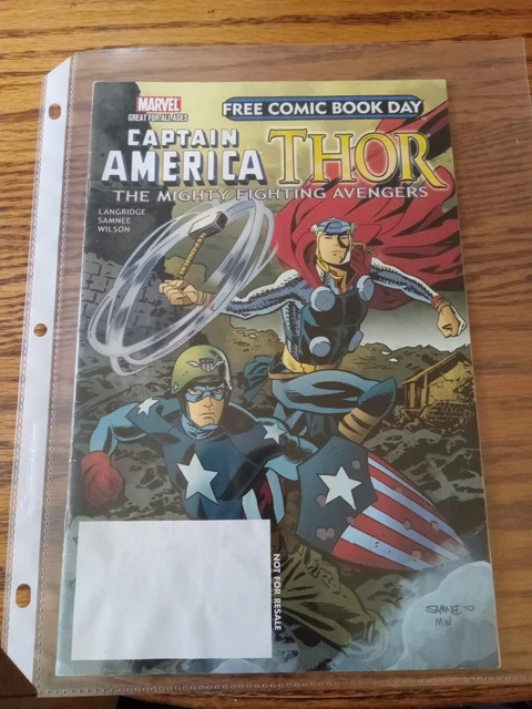 Marvel Comics Thor The Mighty Fighting Avengers (May 2011 FCBD) Captain America
