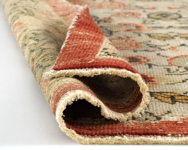 tappeto vintage turco boho persiano marocchino tribale sudoccidentale runner 3x6