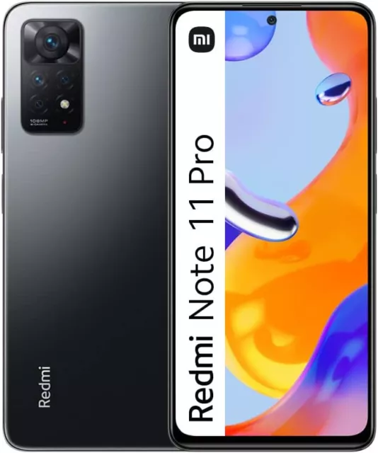 Xiaomi Redmi Note 11 Pro Graphite 128GB 6.67" Dual SIM SIM Free Unlocked UK