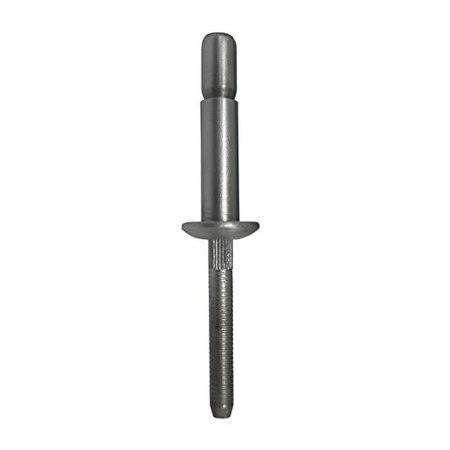 HANSON RIVET MGLP-R12-12-VL Steel Structural Blind Rivet, Protruding Head,