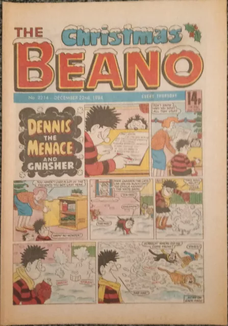 Beano x 42 comics 1984, bundle Joblot No. 2173 - No. 2215 (Inclusive) Job Lot