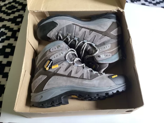 NEW ASOLO NEUTRON GV Hiking Boots WIDE FIT Gore-Tex+Vibram Graphite Sz ...