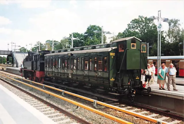 Foto Tram Berlin Jubiläum BR 74 1230 08.08.1999 ca. 9x13cm H4413c