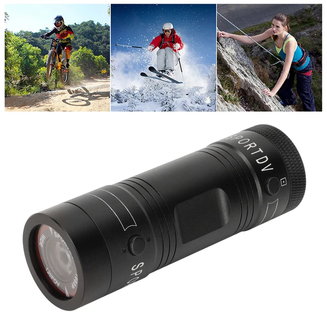 Motorcycle Helmet Camera HD 1080P Compact Bike Sports Camera With Microphone