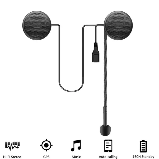 Écouteurs stéréo mains libres sans fil compatibles Bluetooth pour casques de