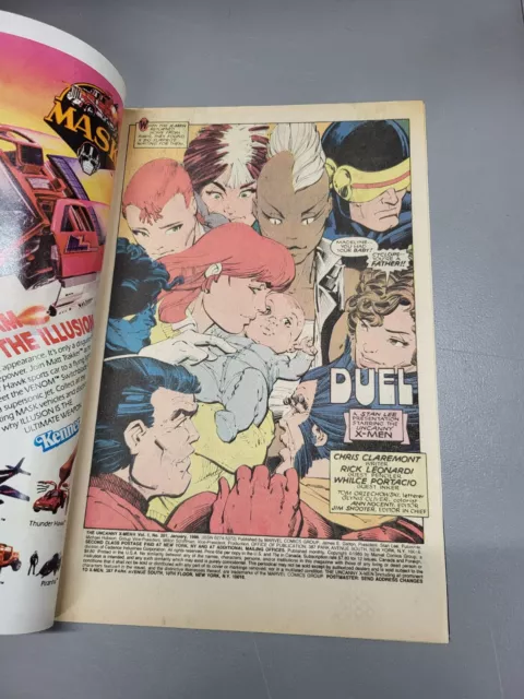 The Uncanny X-Men Vol 1 #201 Jan 1986 Duel By Chris Claremont Marvel Comic Book 3