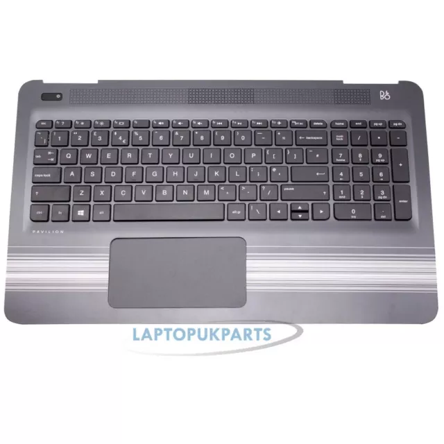 Fits For HP Pavilion 15-AU071SA Keyboard Complete Housing Palmrest + Touchpad UK