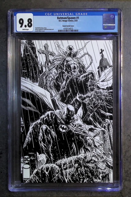 Batman Spawn #1 (2023 DC/ Image Comics) Jason Fabok 1:25 Variant CGC 9.8