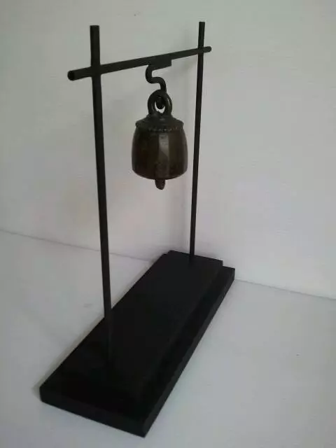 Antique Burmese horse bronze bell 3