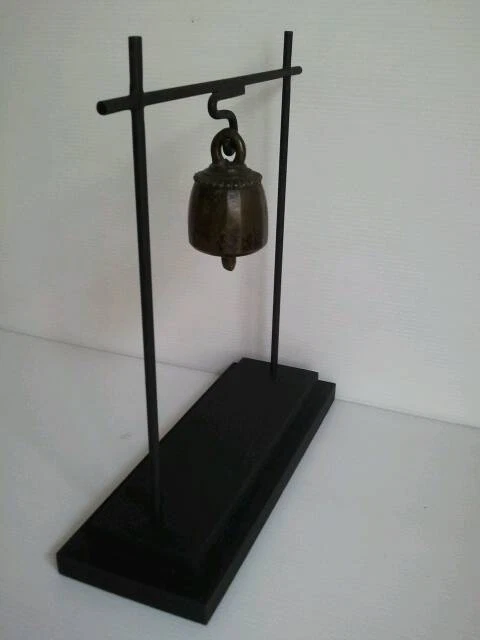 Antique Burmese horse bronze bell 3