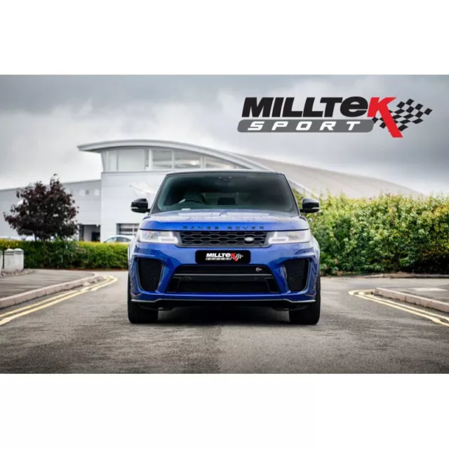 Milltek Auspuff Range Rover SVR 5.0 V8 Center Schalldämpfer Bypass Rohre SSXRR118