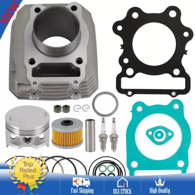 Complete Top End Cylinder Kit For Honda Atv Trx 300 Fourtrax, Fw 1988-2000 H05