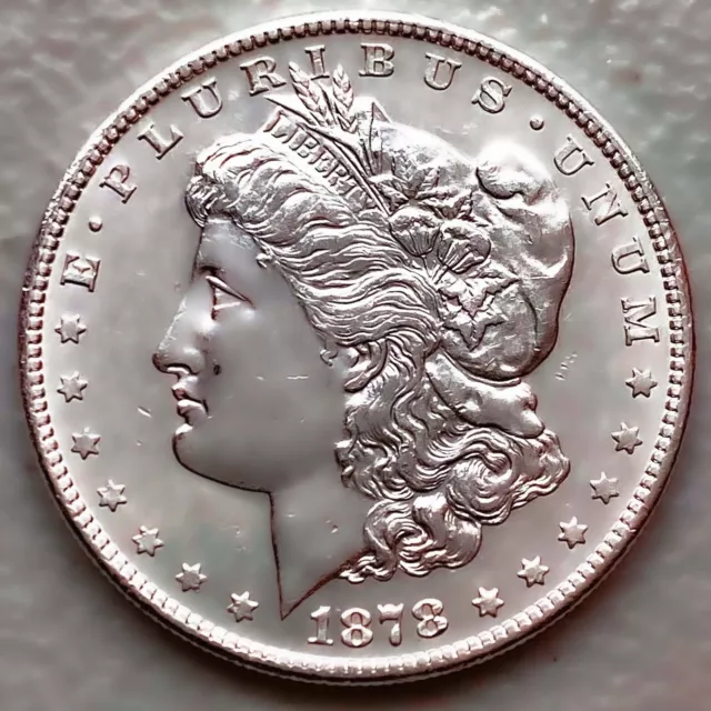 1878-S Better Date Au/Unc Morgan Silver Dollar 90% $1 Coin Us #Z924