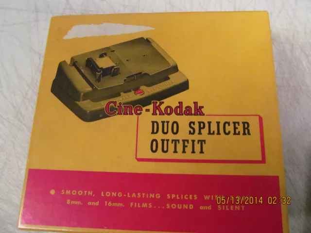 Vintage CINE KODAK DUO SPLICER OUTFIT 8mm 16mm Film Movie Photography Editing