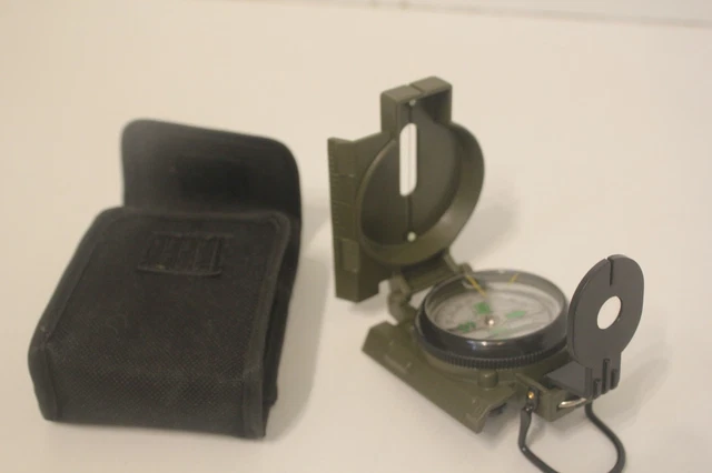 Ancienne Boussole De L'Armée Française - Société Lunetiers MG 1922 (État Moyen)