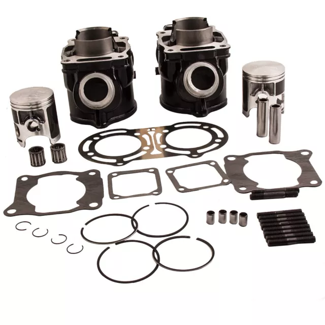 Cylinder Piston Gasket Top End Rebuild Kit for Yamaha Banshee 350 YFZ350 1988