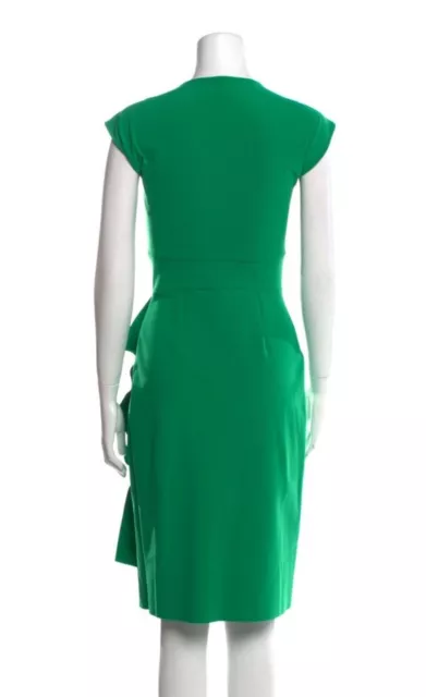 Chiara Boni La Petite Robe Florien Midi Sheath Green Dress M 8 44 $795 2