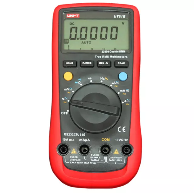 UT61E Digital Multimeter Meter True RMS 1000V AC DC Multimeter Voltage Tester