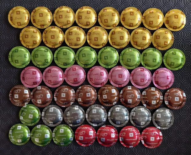 NESPRESSO PRO CAPSULES Pods - Assorted Flavours. 52 Pods. $20.00