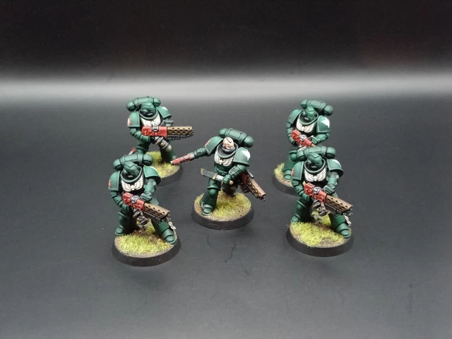 Warhammer 40k – 4 Spalline Per Compagni Cerchio Interno (Angeli Oscuri) – Usate