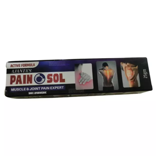 Ajanta's Pain Sol Salbe 25gm, Muskel- & Gelenkschmerz-Experte