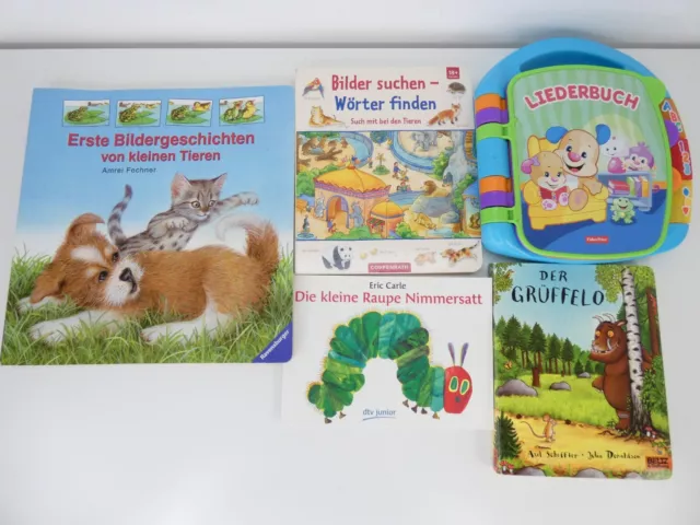 Childrens Books in German Guffalo Fisher price Songbook Liederbuch Pictionary