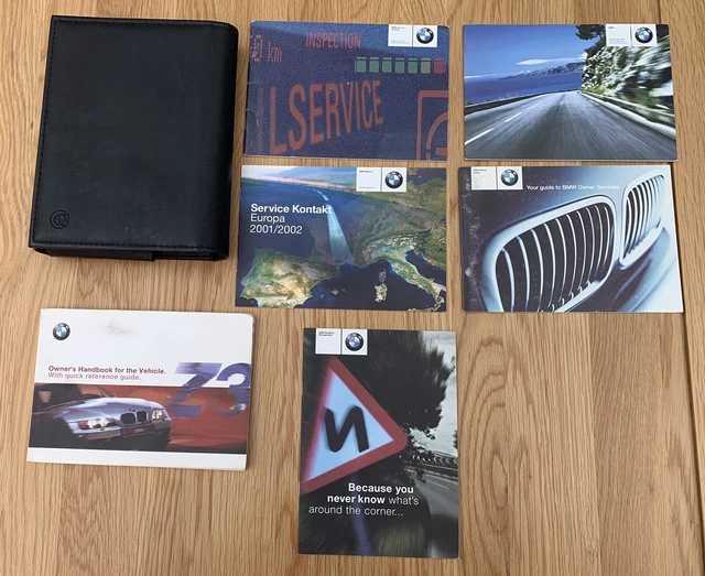 BMW Z3 Owners Manuals and Pouch/Wallet 2001 BMW Z3 Owners Manuals and Pouch/Wallet 2001