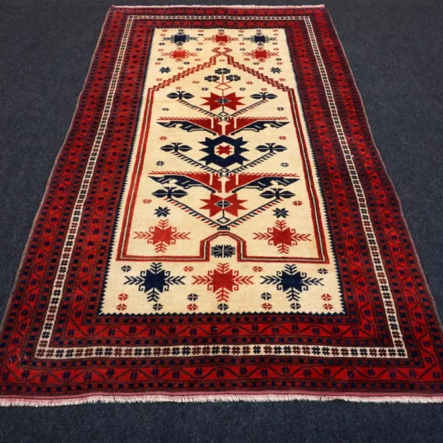 Orient Teppich Yagcibedir 180 x 105 cm Beige Türkisch Anatolien Handgeknüpft Rug