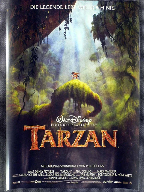 TARZAN TONY Goldwyn Walt Disney Filmposter A3 29x42cm Gerollt EUR tarzan-tony-goldwyn-walt-disney-filmposter-a3-29x42cm-gerollt-eur